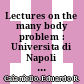 Lectures on the many body problem : Universita di Napoli : Istituto di Fisica Teorica : international spring school 0001 : Napoli, 1962.