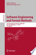 Software Engineering and Formal Methods [E-Book] : 13th International Conference, SEFM 2015, York, UK, September 7-11, 2015. Proceedings /