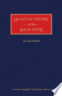 Quantum theory of the solid state [E-Book] /