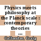Physics meets philosophy at the Planck scale : contemporary theories in quantum gravity [E-Book] /