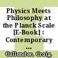 Physics Meets Philosophy at the Planck Scale [E-Book] : Contemporary Theories in Quantum Gravity /