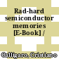 Rad-hard semiconductor memories [E-Book] /