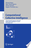 Computational Collective Intelligence [E-Book] : 7th International Conference, ICCCI 2015, Madrid, Spain, September 21-23, 2015, Proceedings, Part I /