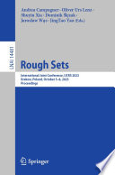 Rough Sets [E-Book] : International Joint Conference, IJCRS 2023, Krakow, Poland, October 5-8, 2023, Proceedings /