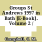 Groups St Andrews 1997 in Bath [E-Book]. Volume 2 /