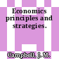 Economics principles and strategies.