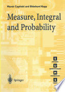 Measure, integral, and probability [E-Book] /
