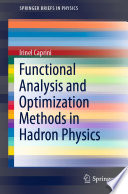 Functional Analysis and Optimization Methods in Hadron Physics [E-Book] /