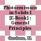 Photoemission in Solids I [E-Book] : General Principles /