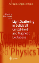 Light Scattering in Solids VII [E-Book] : Crystal-Field and Magnetic Excitations /