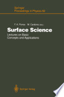 Surface Science [E-Book] : Lectures on Basic Concepts and Applications /