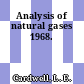 Analysis of natural gases 1968.