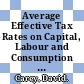 Average Effective Tax Rates on Capital, Labour and Consumption [E-Book] /