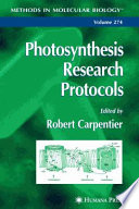 Photosynthesis research protocols [E-Book] /