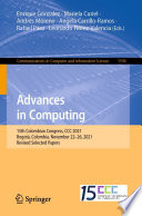 Advances in Computing [E-Book] : 15th Colombian Congress, CCC 2021, Bogotá, Colombia, November 22-26, 2021, Revised Selected Papers /