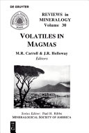 Volatiles in magmas.