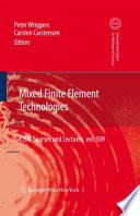 Mixed Finite Element Technologies [E-Book] /