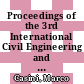 Proceedings of the 3rd International Civil Engineering and Architecture Conference [E-Book] : CEAC 2023, 17-20 March, Kyoto, Japan /
