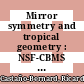 Mirror symmetry and tropical geometry : NSF-CBMS Conference on Tropical Geometry and Mirror Symmetry, December 13-17, 2008, Kansas State University, Manhattan, Kansas [E-Book] /