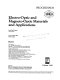 Electrooptic and magnetooptic materials and applications : Eco. 0002 : Electrooptic and magnetooptic materials and applications: conference: proceedings. l : Paris, 24.04.89-25.04.89.
