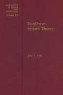 Nonlinear system theory [E-Book] /
