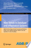 New Trends in Database and Information Systems [E-Book] : ADBIS 2022 Short Papers, Doctoral Consortium and Workshops: DOING, K-GALS, MADEISD, MegaData, SWODCH, Turin, Italy, September 5-8, 2022, Proceedings /