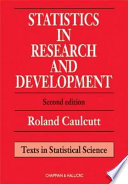 Statistics in research and development /