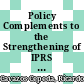 Policy Complements to the Strengthening of IPRS in Developing Countries [E-Book] /