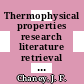 Thermophysical properties research literature retrieval guide. 1990-80,1. Elements.