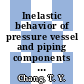 Inelastic behavior of pressure vessel and piping components : ASME/CSME Montreal Pressure Vessel and Piping Conference : Montreal, 25.06.78-29.06.78.