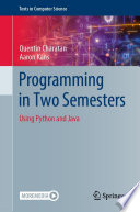 Programming in Two Semesters [E-Book] : Using Python and Java /
