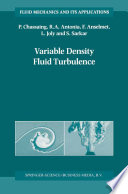 Variable Density Fluid Turbulence [E-Book] /