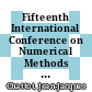 Fifteenth International Conference on Numerical Methods in Fluid Dynamics [E-Book] : Proceedings of the Conference Held in Monterey, CA, USA, 24–28 June 1996 /