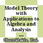 Model Theory with Applications to Algebra and Analysis [E-Book]. Volume 2 /