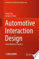 Automotive Interaction Design [E-Book] : From Theory to Practice /