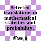 Selected translations in mathematical statistics and probability. 12.