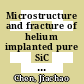 Microstructure and fracture of helium implanted pure SiC and SiC/C composite [E-Book] /