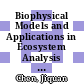 Biophysical Models and Applications in Ecosystem Analysis [E-Book] /