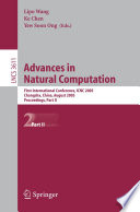 Advances in Natural Computation (vol. # 3611) [E-Book] / First International Conference, ICNC 2005, Changsha, China, August 27-29, 2005, Proceedings, Part II
