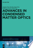 Advances in condensed matter optics [E-Book] /
