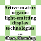 Active-matrix organic light-emitting display technologies [E-Book] /