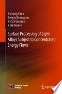 Surface Processing of Light Alloys Subject to Concentrated Energy Flows [E-Book] /