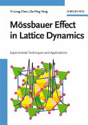 Mössbauer effect in lattice dynamics : experimental techniques and applications /