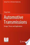 Automotive Transmissions [E-Book] : Design, Theory and Applications /
