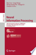 Neural Information Processing [E-Book] : 30th International Conference, ICONIP 2023, Changsha, China, November 20-23, 2023, Proceedings, Part VI /