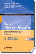 Neural Information Processing [E-Book] : 30th International Conference, ICONIP 2023, Changsha, China, November 20-23, 2023, Proceedings, Part XI /