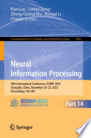 Neural Information Processing [E-Book] : 30th International Conference, ICONIP 2023, Changsha, China, November 20-23, 2023, Proceedings, Part XIV /