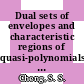 Dual sets of envelopes and characteristic regions of quasi-polynomials / [E-Book]