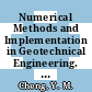 Numerical Methods and Implementation in Geotechnical Engineering. Part 1 [E-Book] /