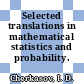 Selected translations in mathematical statistics and probability. 3.